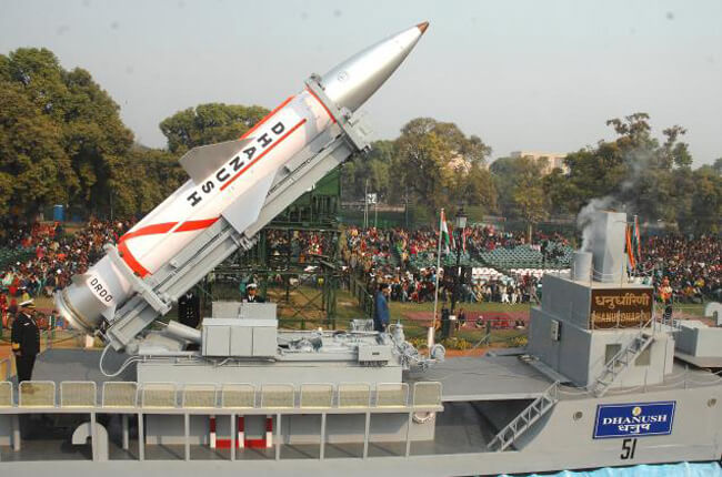 dhanush missile
