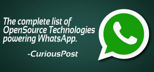 open source technologies used by whatapp