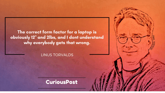 Linus Torvalds Laptop