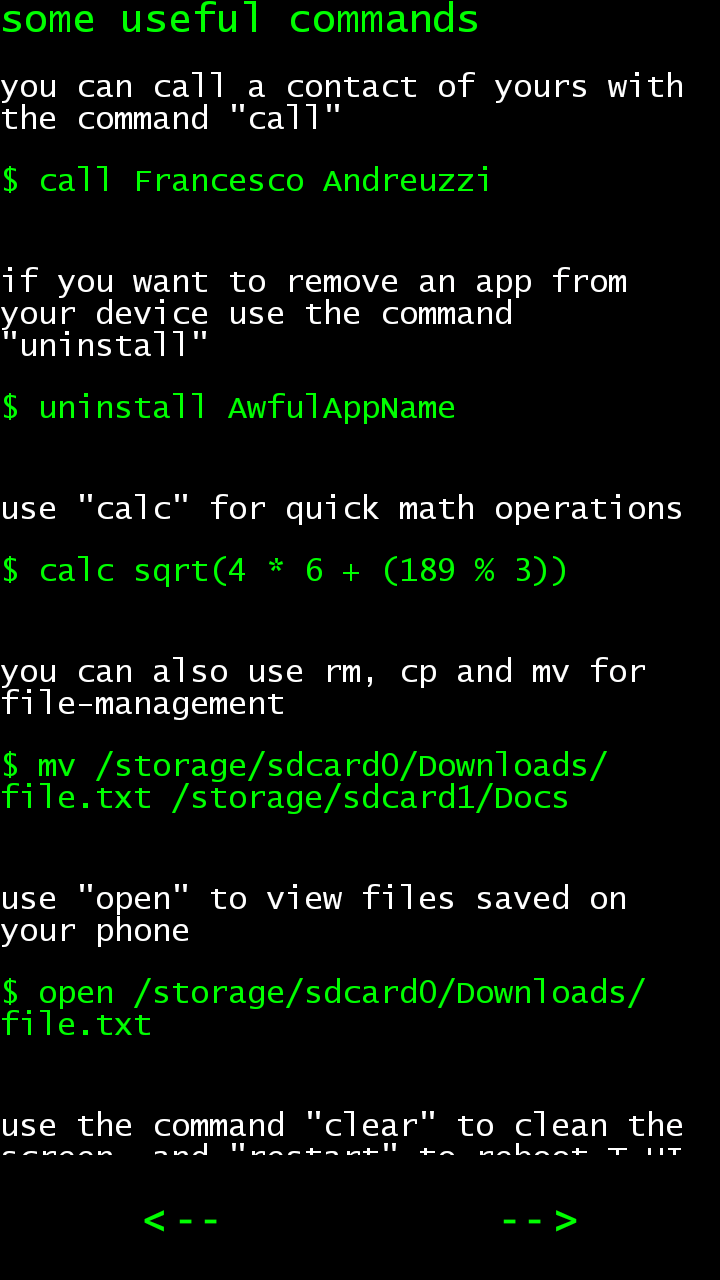 Android CLI.