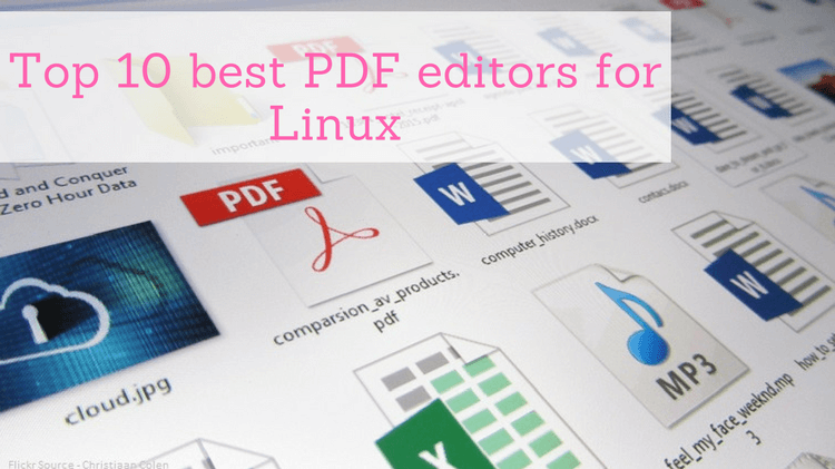 best pdf editor linux mint